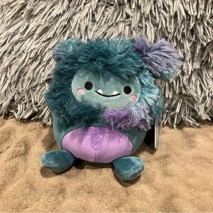 Squishmallows 5” JT the Teal and Purple Tie Dye Bigfoot